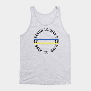 Kevon Looney 5 Back to Back Championship 2017 -2018 white Tank Top